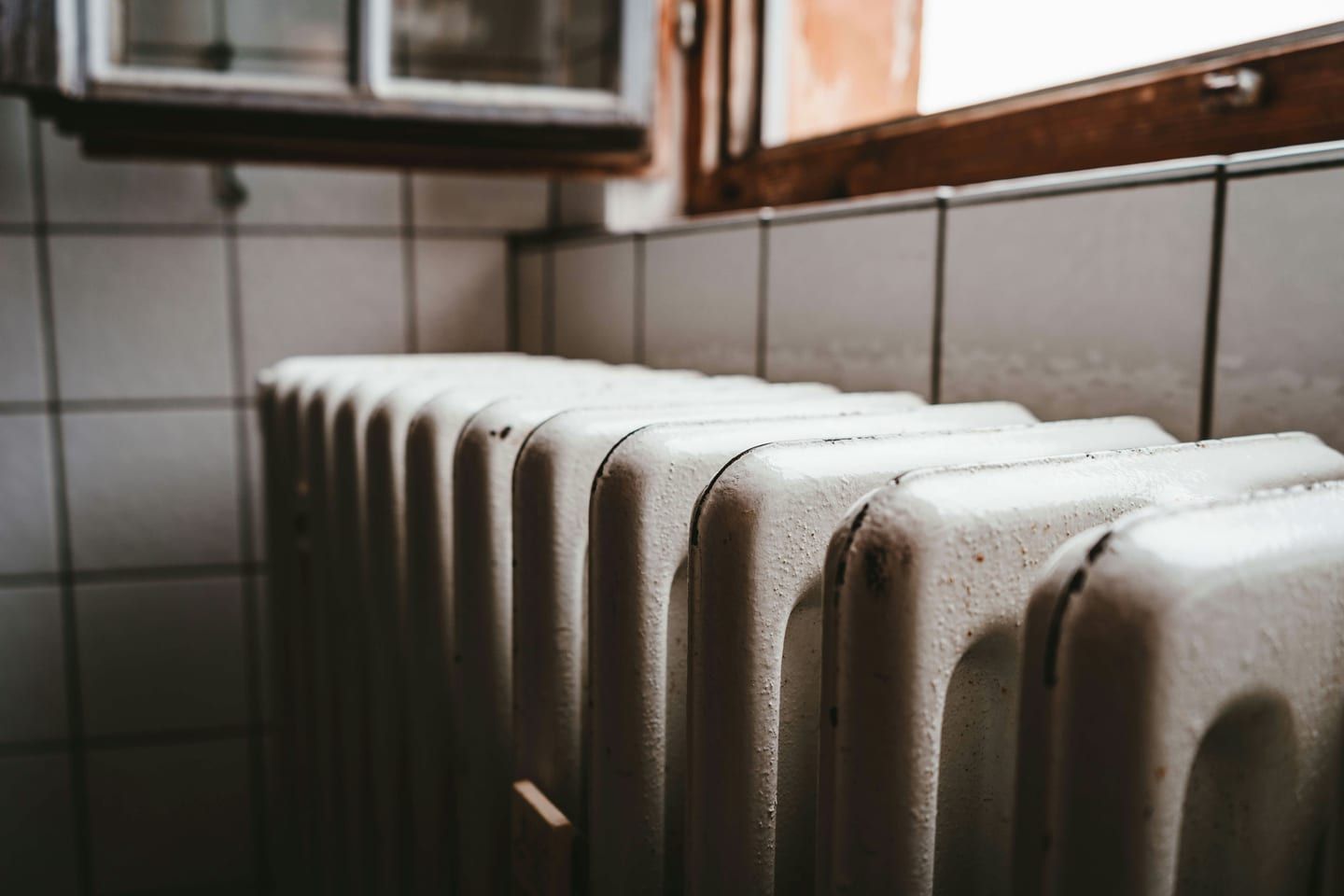 A backup furnace or boiler beside a heat-pump install